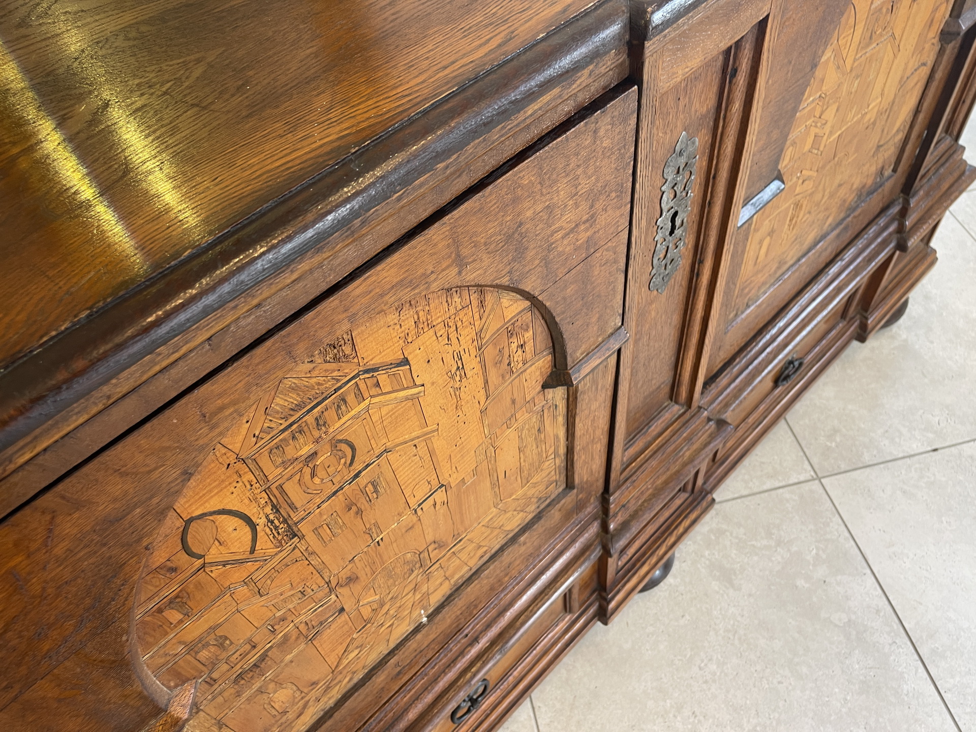 Sale Alte Biedermeier Truhe Bauerntruhe A4549