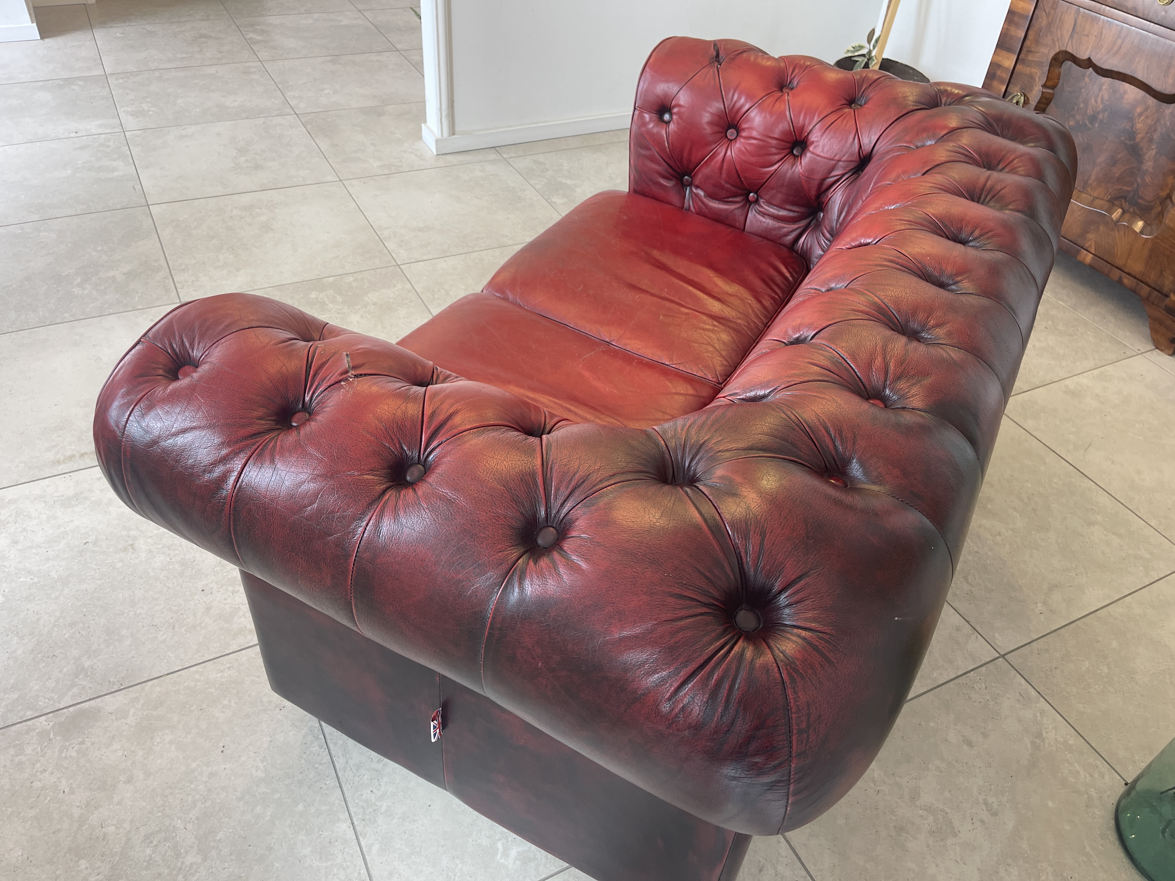 Cult Chesterfield 3er Sofa Couch Clubsofa A4556