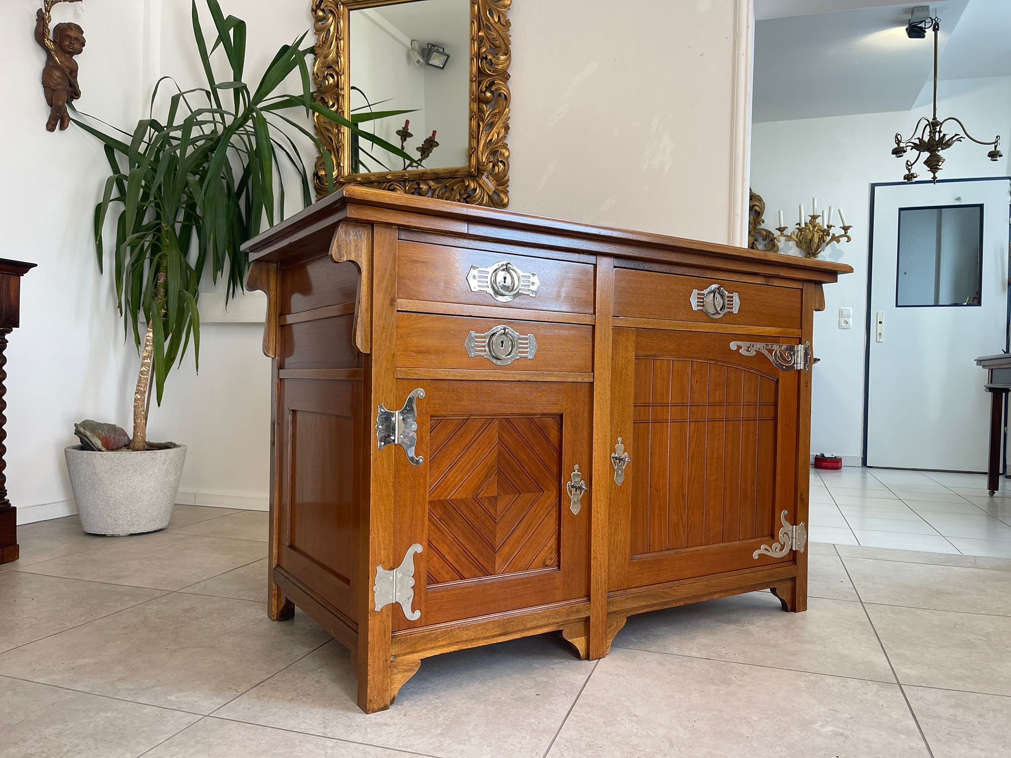 Restaurierte Jugendstil Anrichte Sideboard Traum  A4986