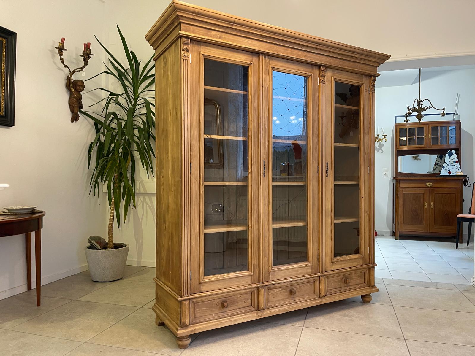 Bauernvitrine Bücherschrank Ordnerschrank Bauernschrank A5442