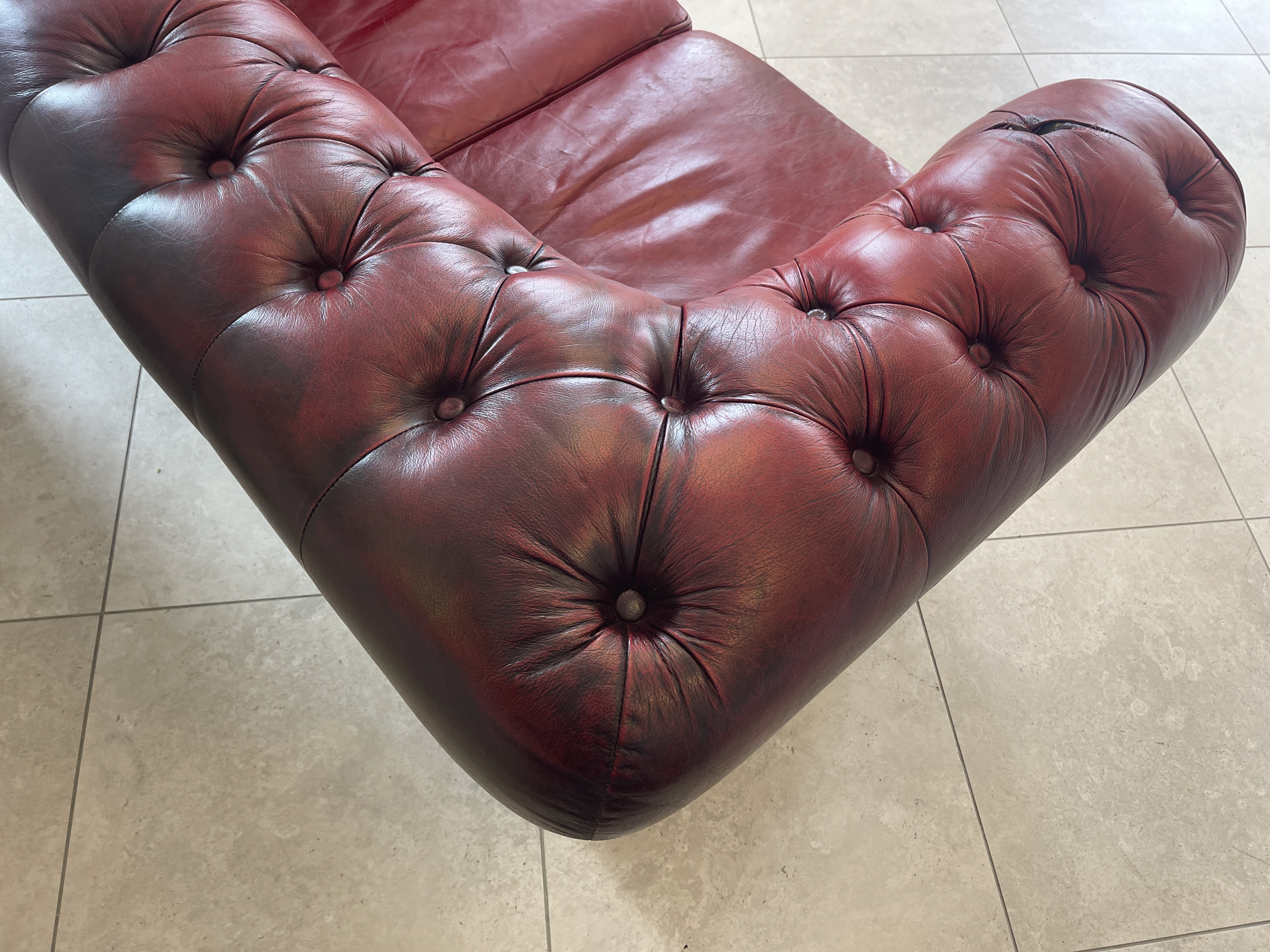 Cult Chesterfield 3er Sofa Couch Clubsofa A4556