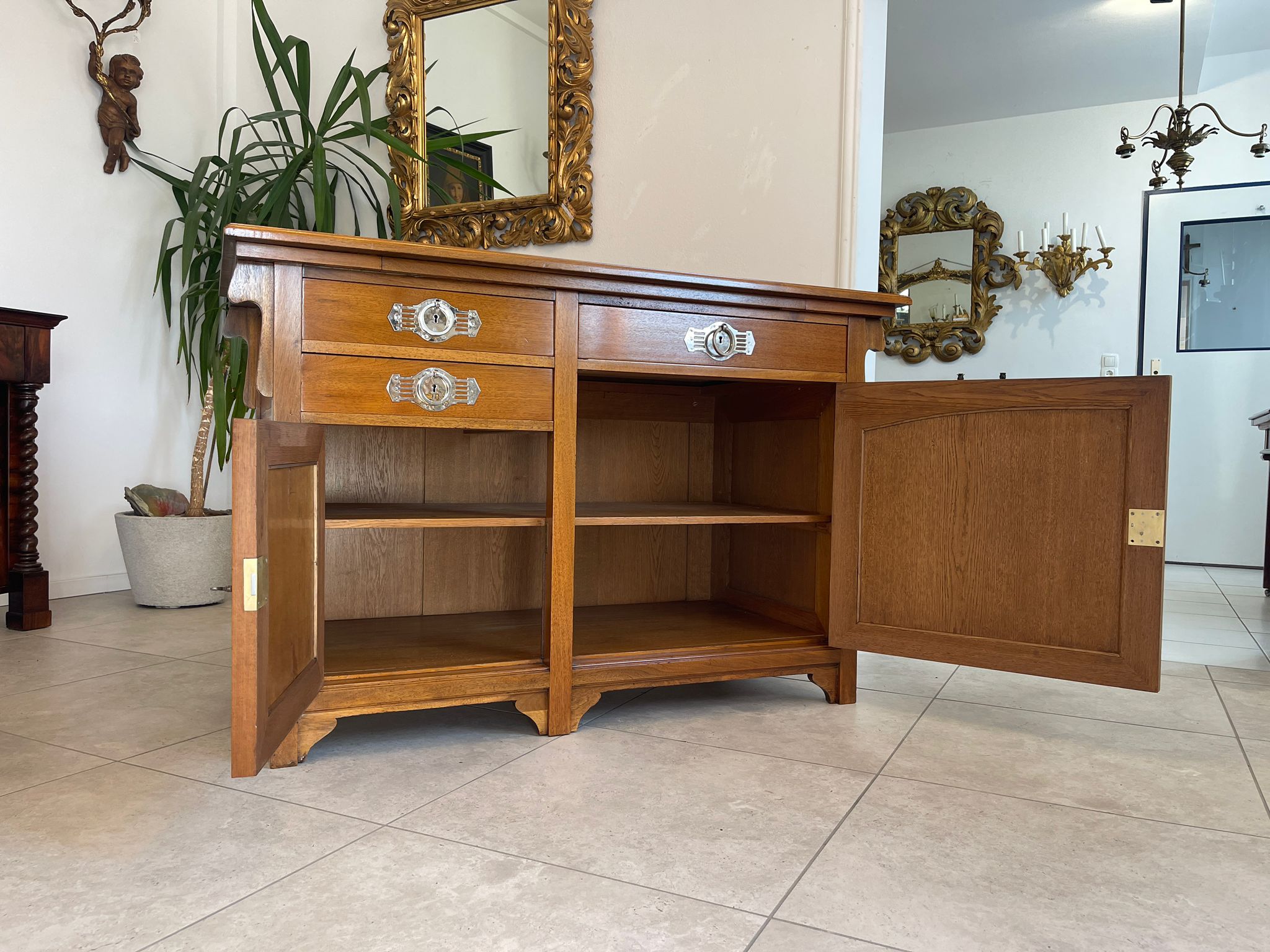 Restaurierte Jugendstil Anrichte Sideboard Traum  A4986