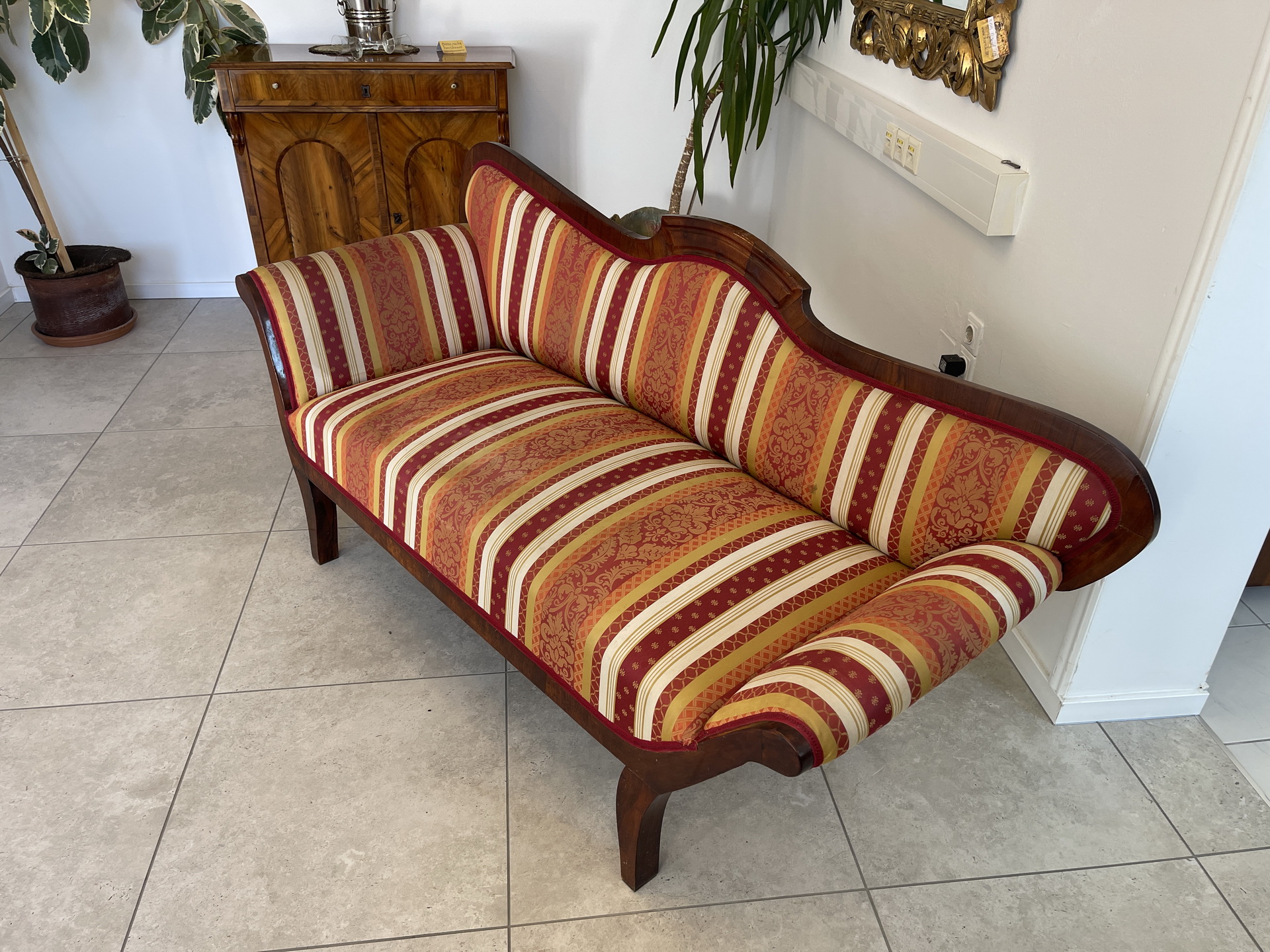 Biedermeier Sofa Diwan Couch Chaiselongue A4134