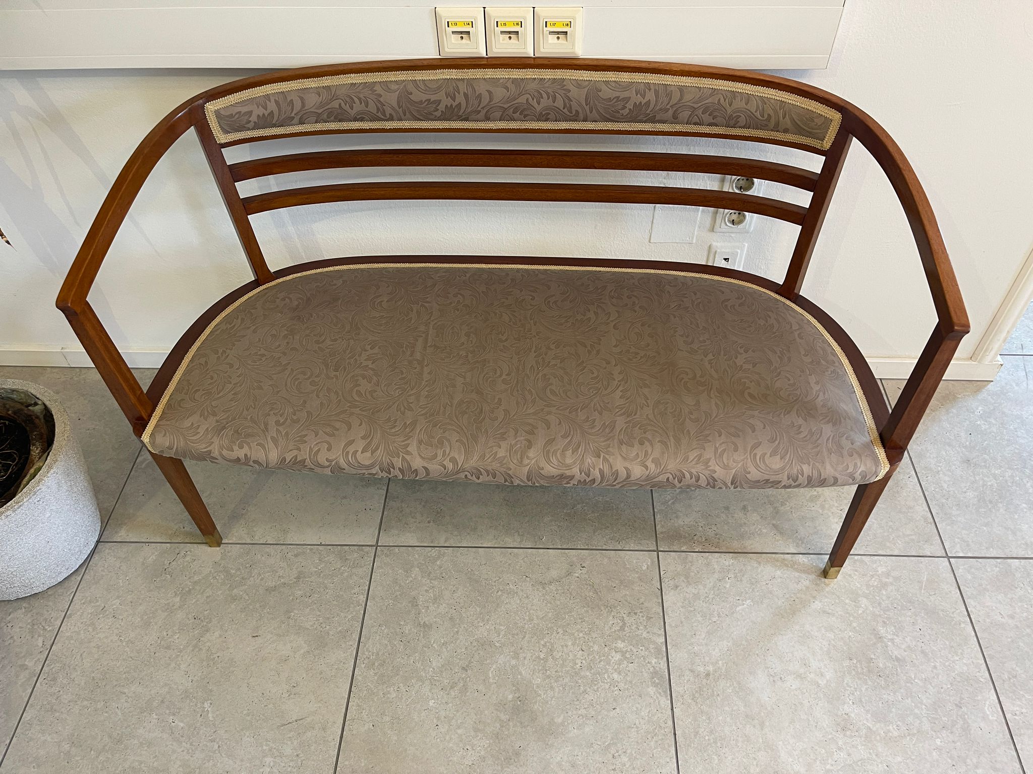 (SALE) Jugendstil  Sofa Restauriert DIWAN COUCH B1993