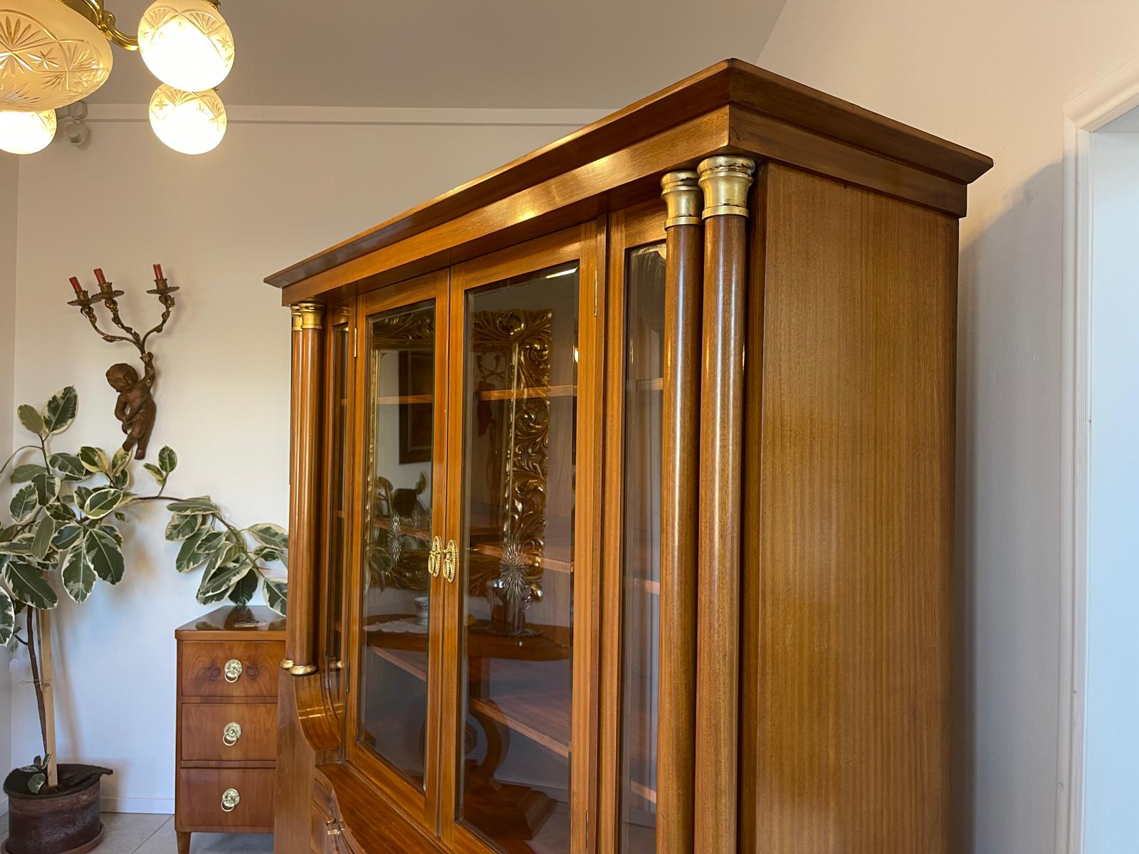 Sale Original Jugendstil Vitrine Bücherschrank B1123