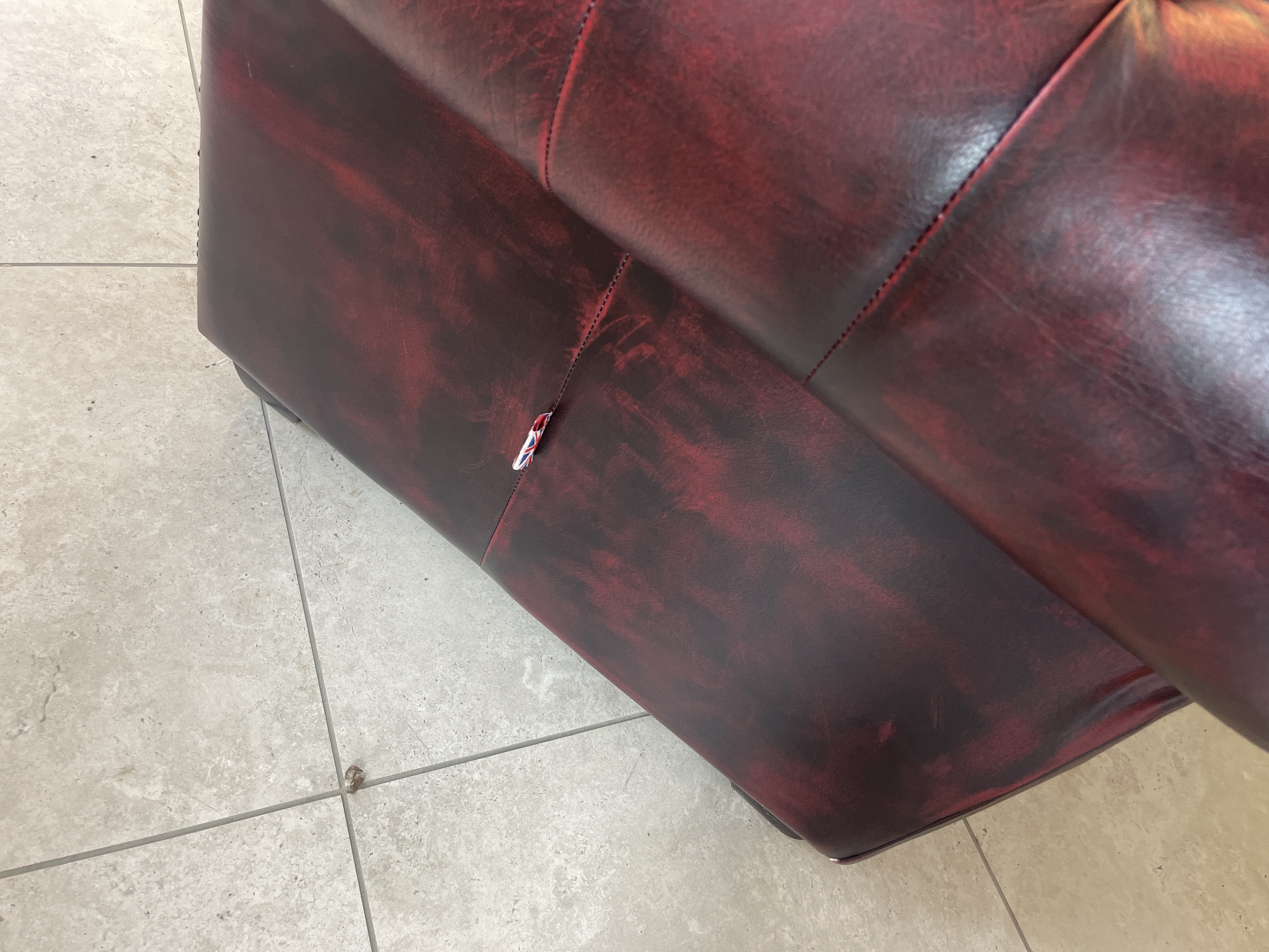 Cult Chesterfield 3er Sofa Couch Clubsofa A4556