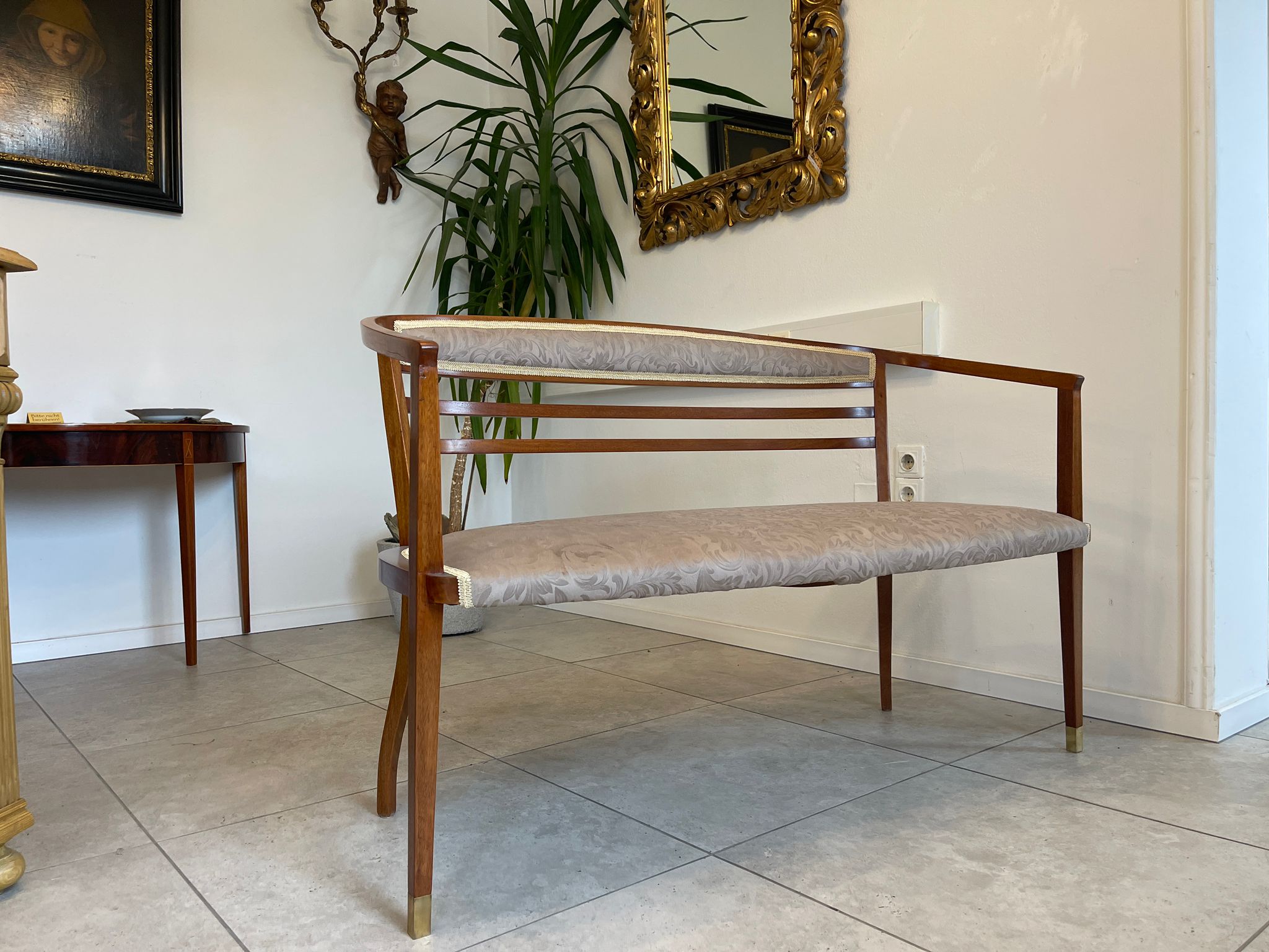 (SALE) Jugendstil  Sofa Restauriert DIWAN COUCH B1993