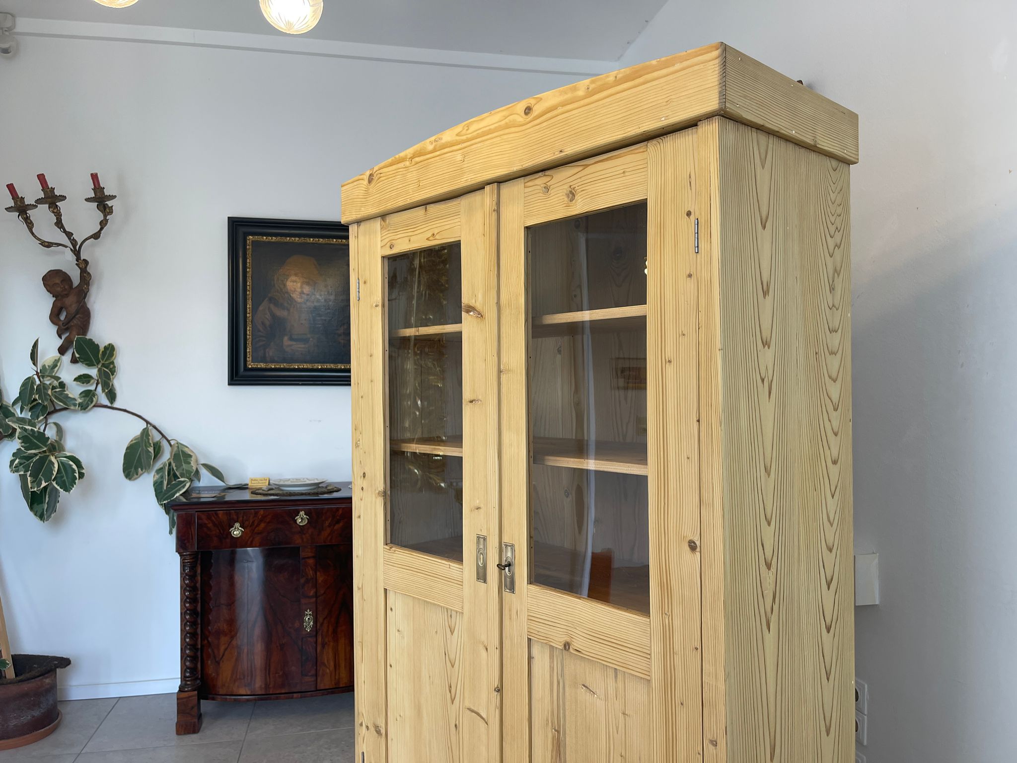 Bauernvitrine Vitrine Bauernvitrine Bücherschrank A4993