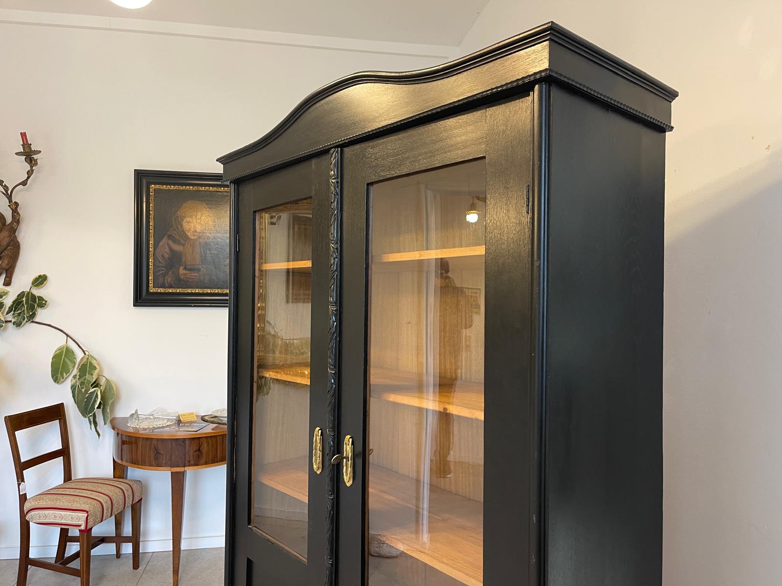 Sale Jugendstil Vitrine / Bücherschrank/ Antiquität E1030