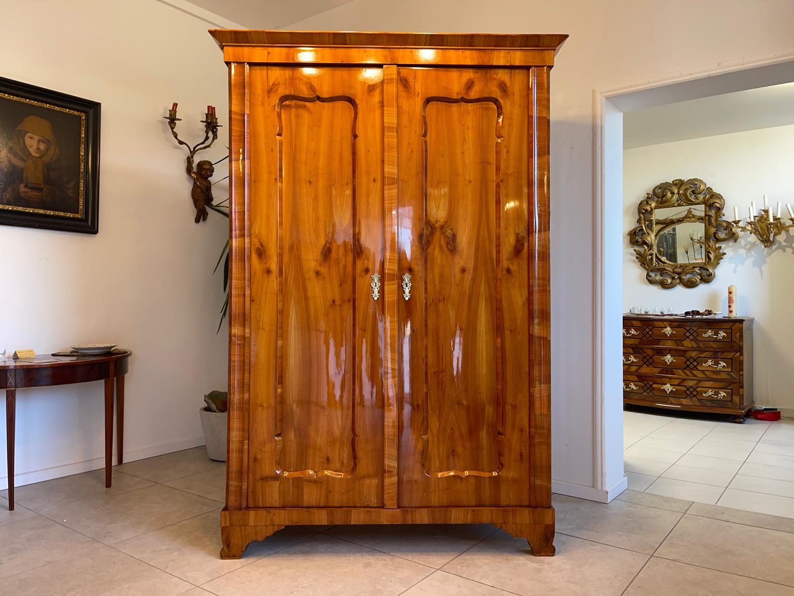 Sale Original Biedermeier Schrank Kasten Restauriert Kirschholz A5109