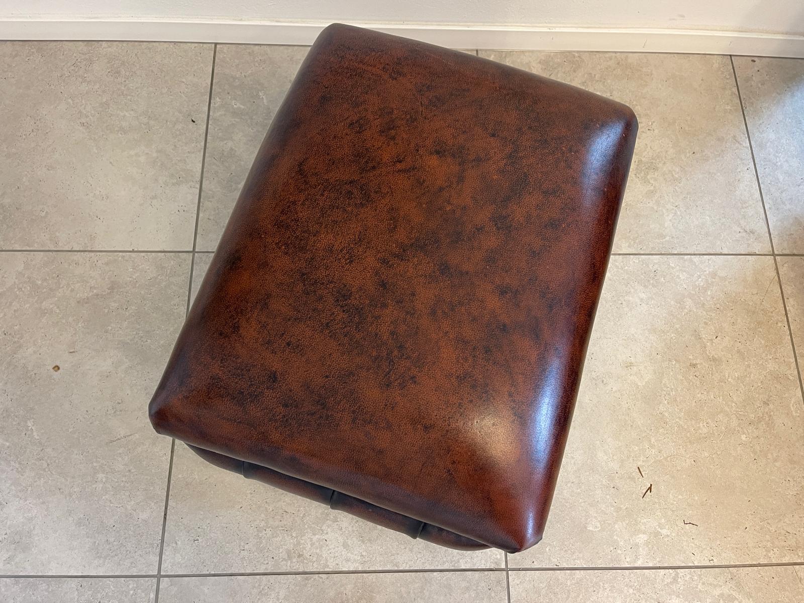 Exclusiver Chesterfield Hocker Traum Neuwertig E1033 