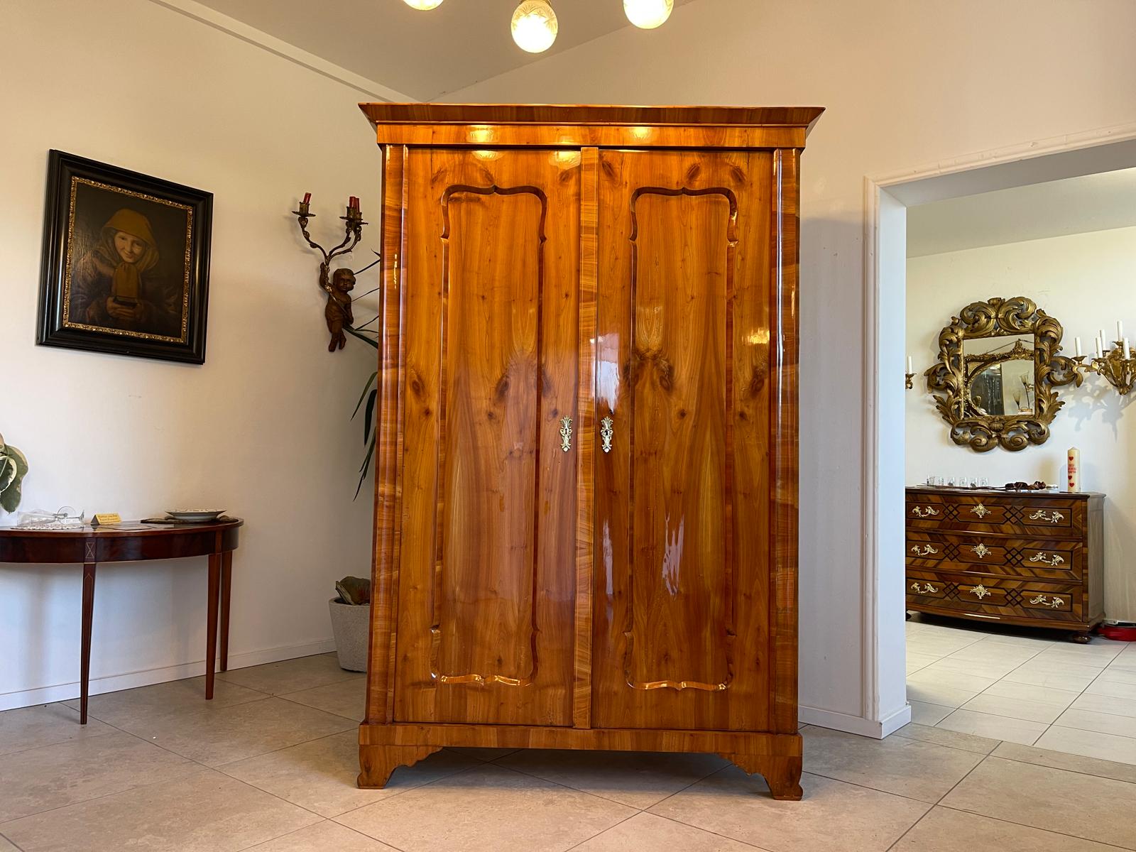 Sale Original Biedermeier Schrank Kasten Restauriert Kirschholz A5109