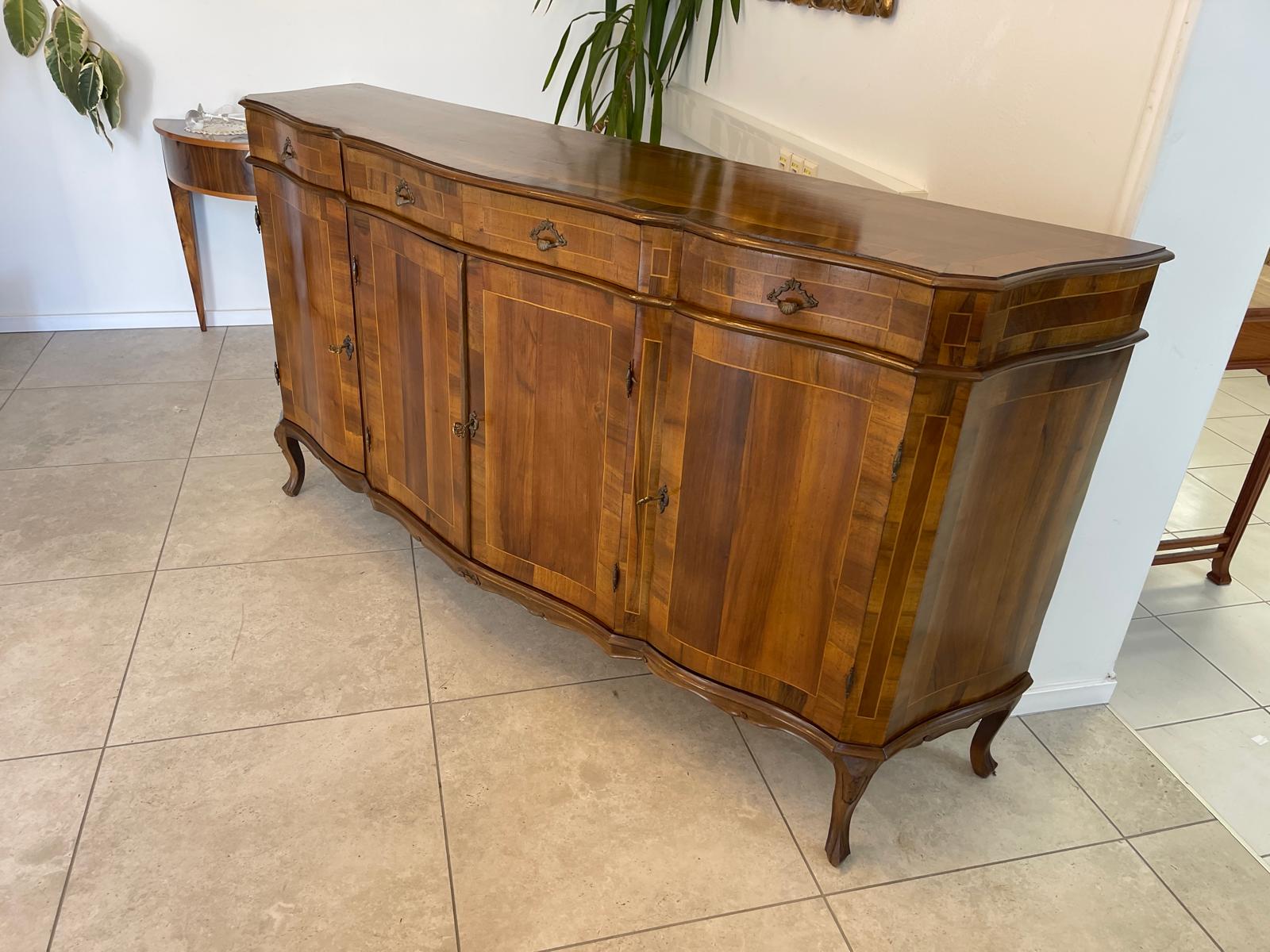 Barockstil Anrichte Sideboard Theke Marketerien G1123