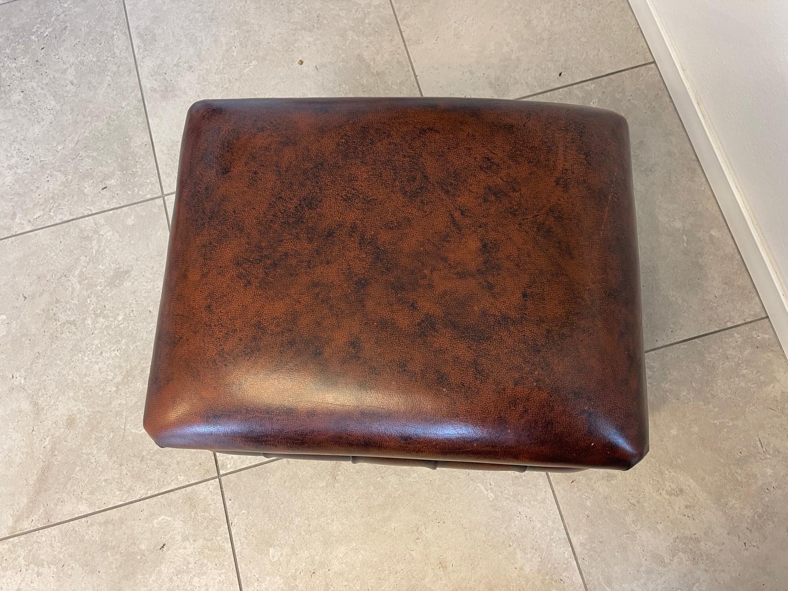 Exclusiver Chesterfield Hocker Traum Neuwertig E1033 