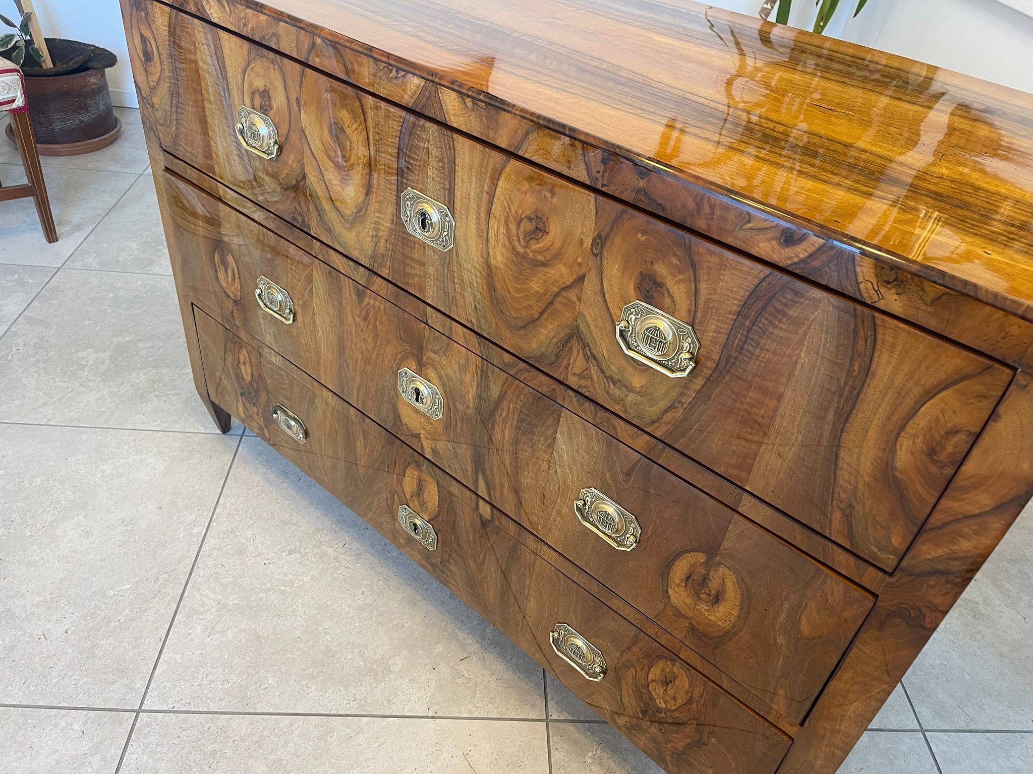 Sale Restaurierte Biedermeier Kommode Nussholz Antiquität A5104