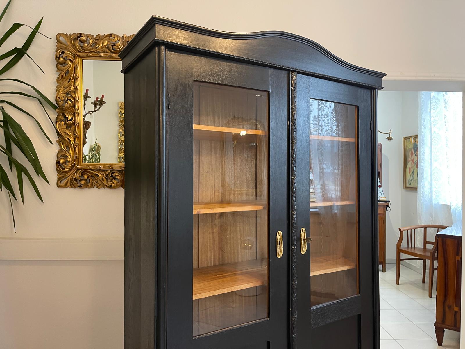 Sale Jugendstil Vitrine / Bücherschrank/ Antiquität E1030