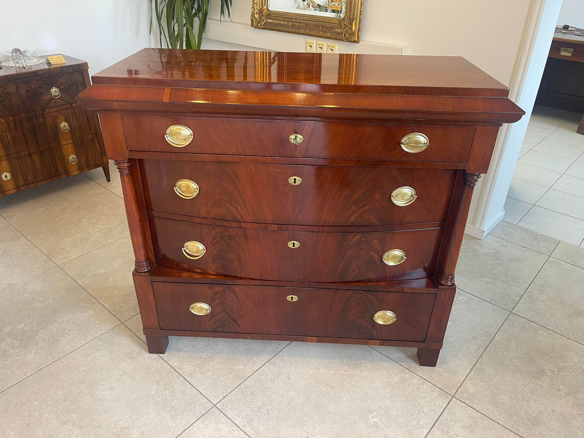 Sale Restaurierte Biedermeier Kommode Säulen A4629