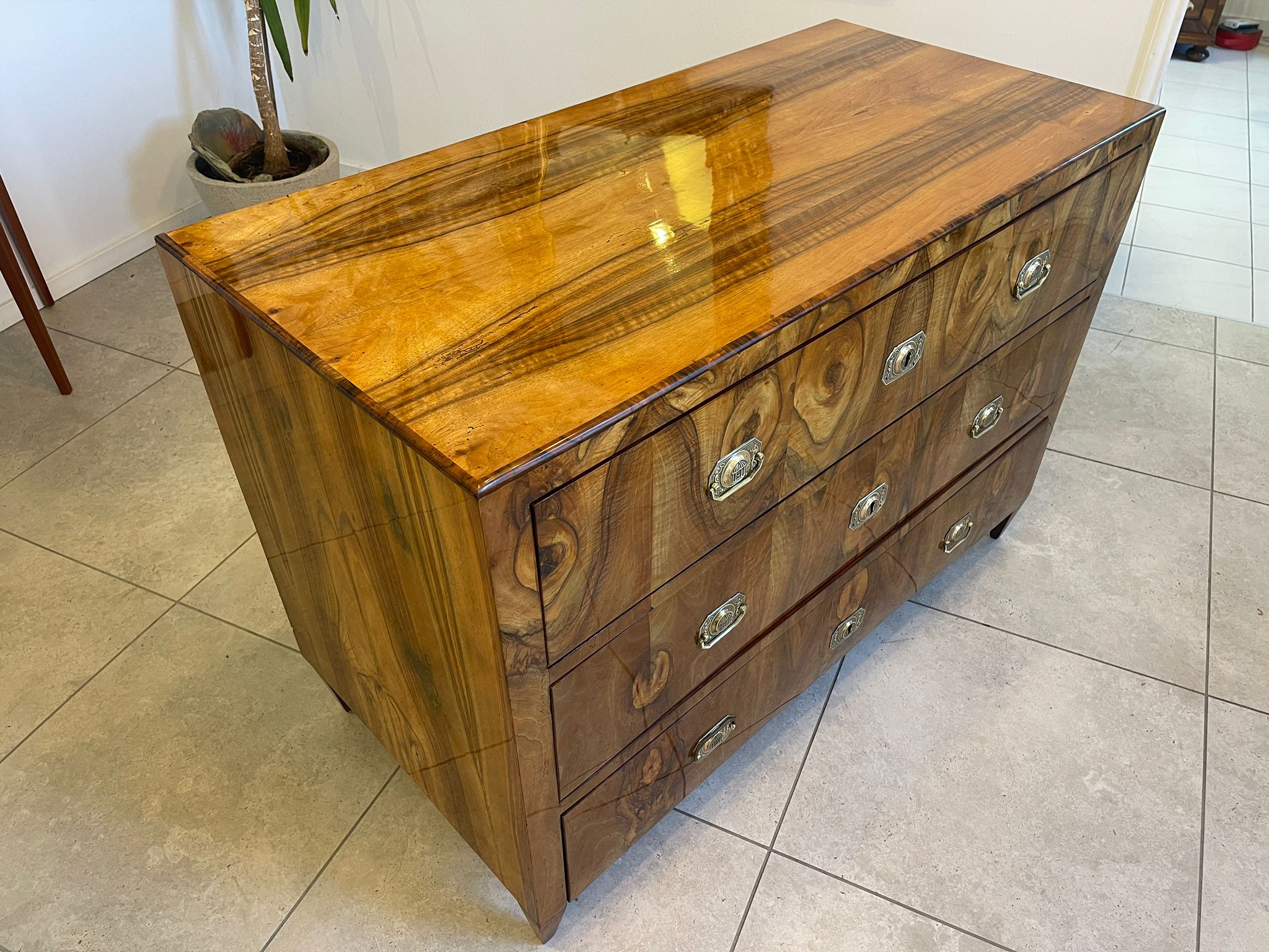 Sale Restaurierte Biedermeier Kommode Nussholz Antiquität A5104