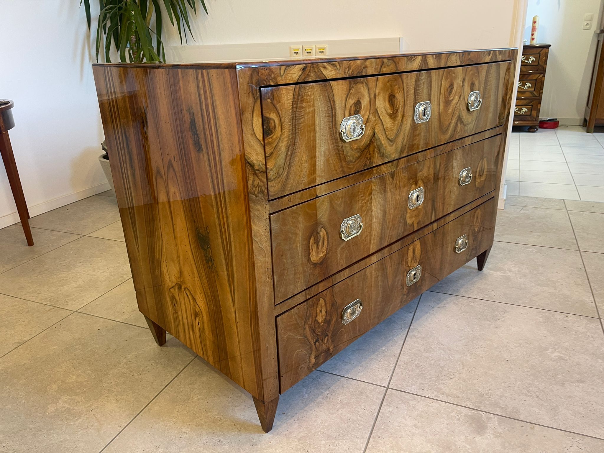 Sale Restaurierte Biedermeier Kommode Nussholz Antiquität A5104