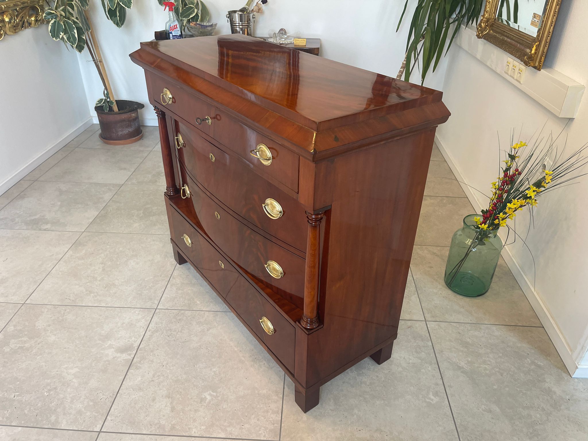 Sale Restaurierte Biedermeier Kommode Säulen A4629