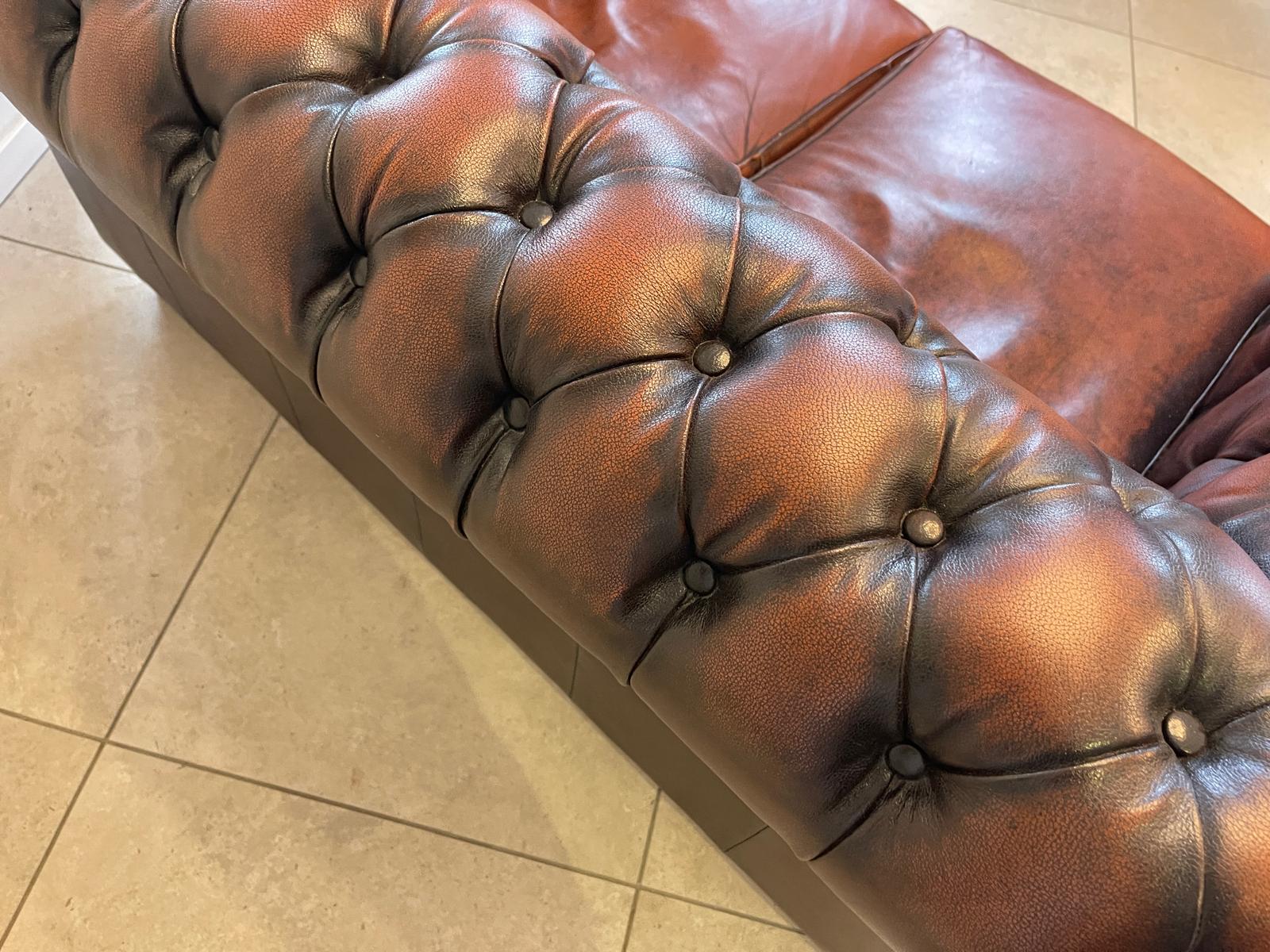 Exclusives Chesterfield Clubsofa Traum Neuwertig E1034