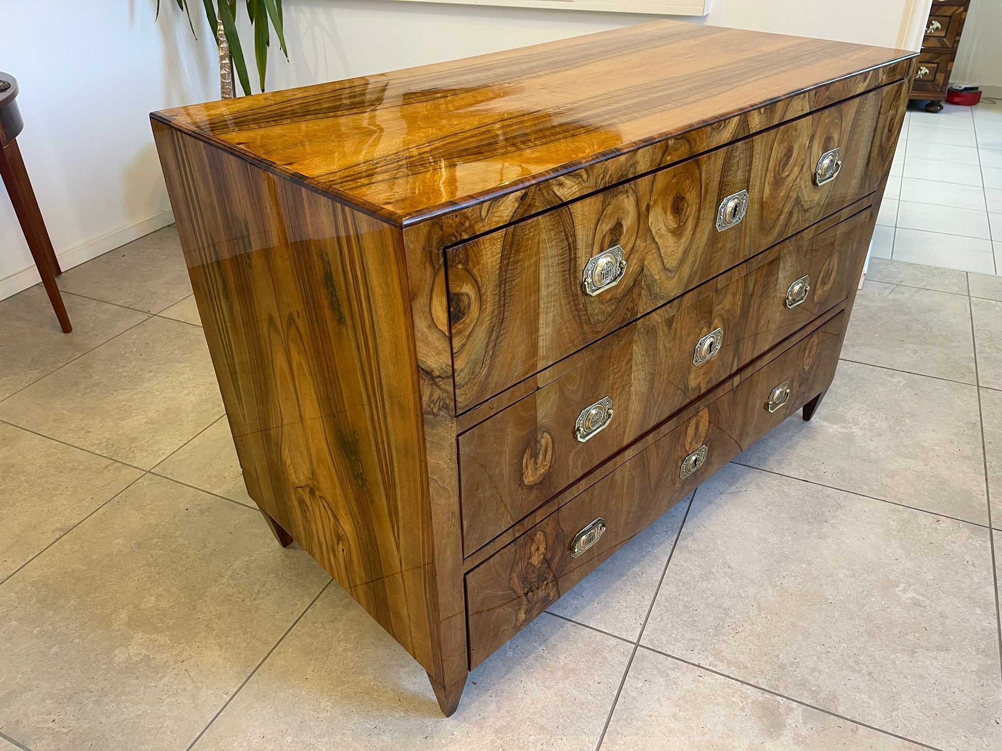 Sale Restaurierte Biedermeier Kommode Nussholz Antiquität A5104