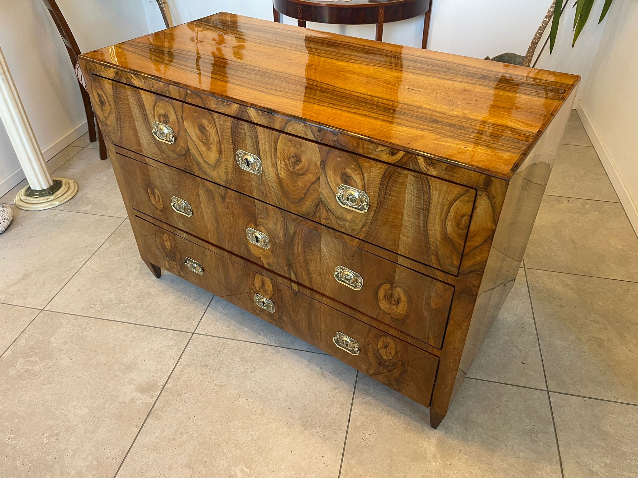 Sale Restaurierte Biedermeier Kommode Nussholz Antiquität A5104