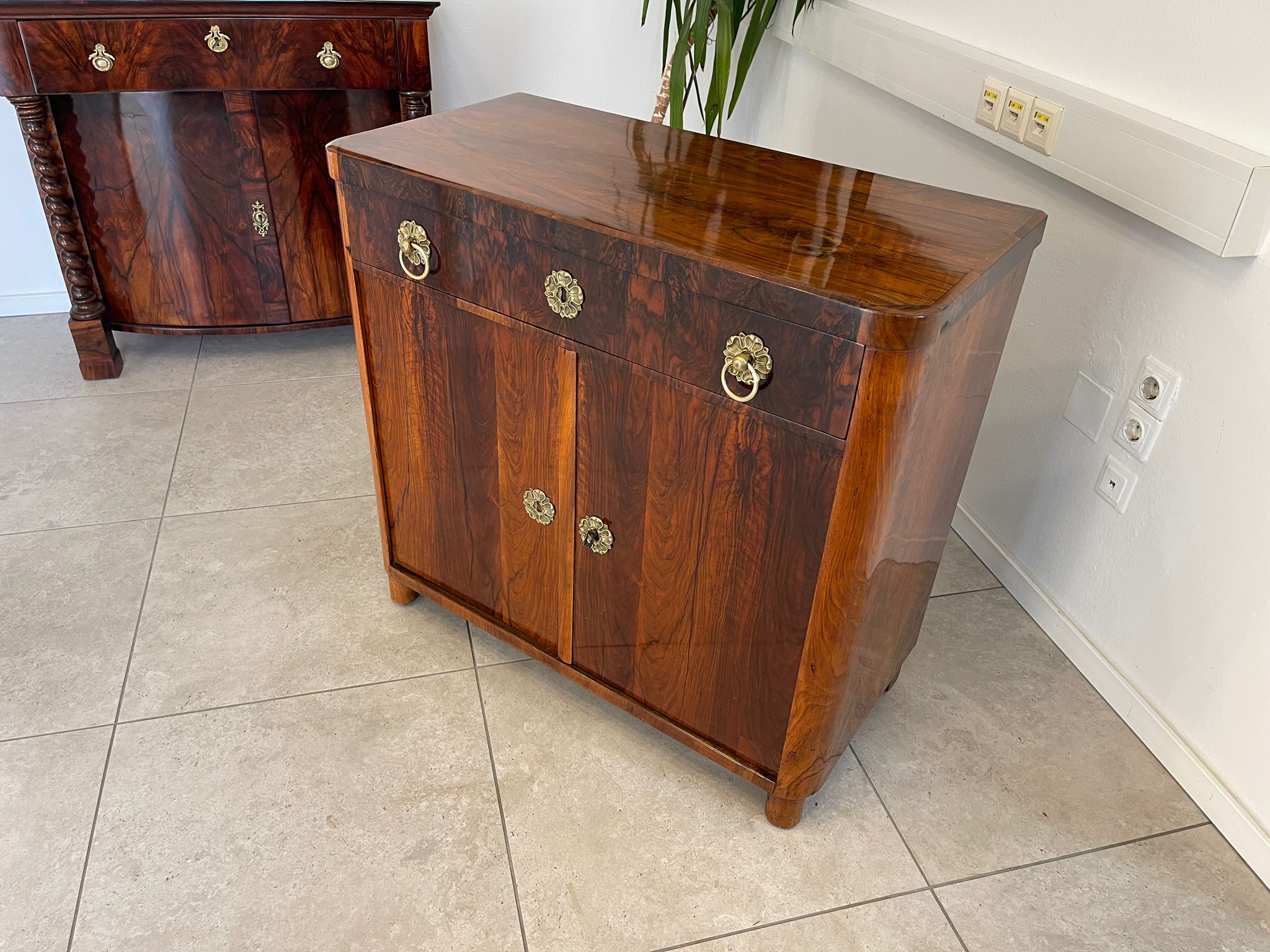 Originales Biedermeier Trumeau Anrichte Antiquität A4990