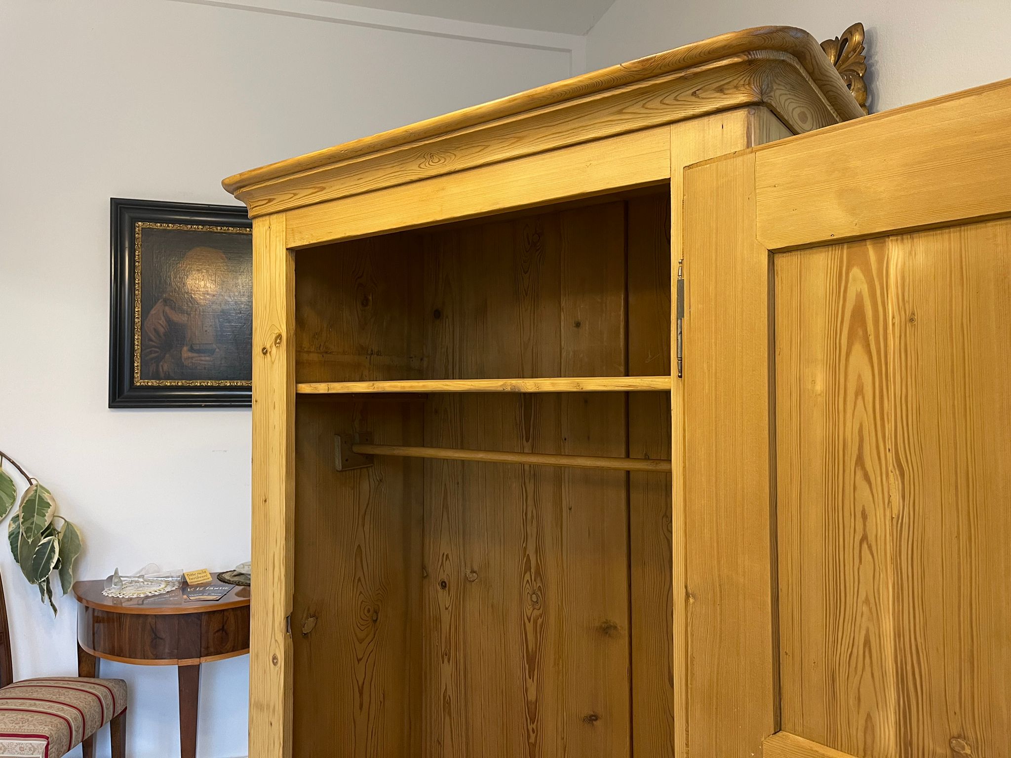 Biedermeier Bauernschrank Naturholzschrank Bauernstube E1019