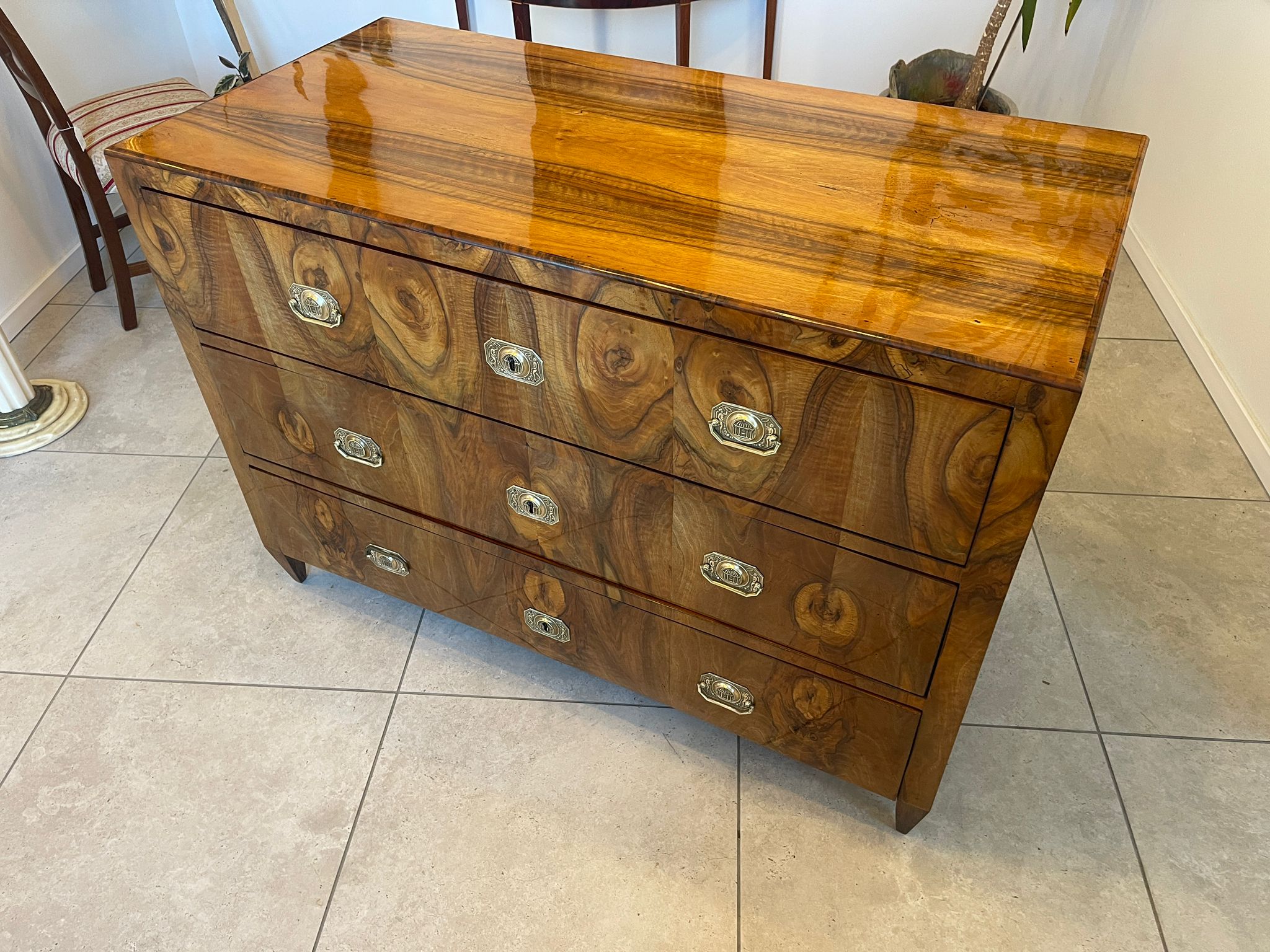 Sale Restaurierte Biedermeier Kommode Nussholz Antiquität A5104