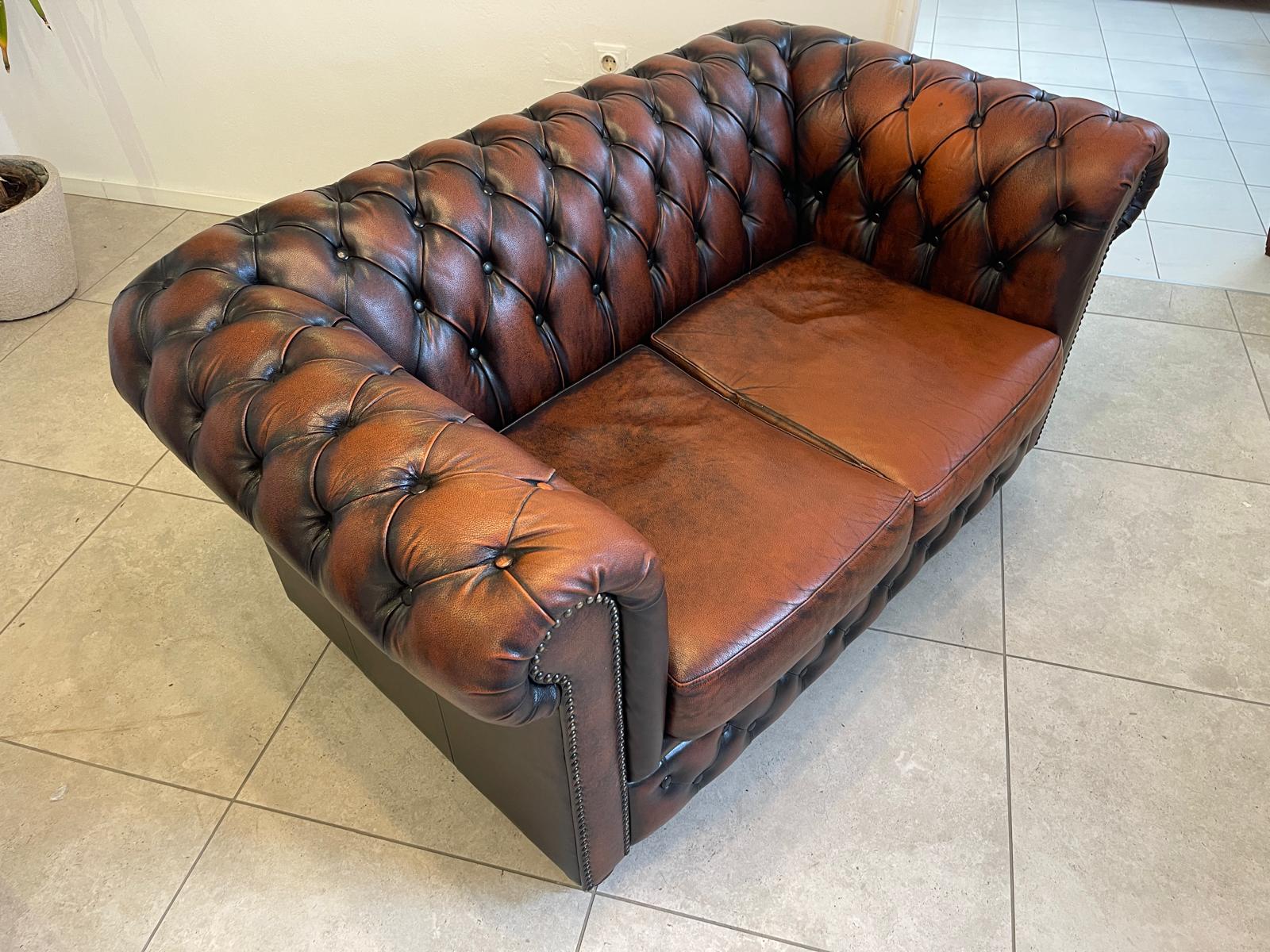 Exclusives Chesterfield Clubsofa Traum Neuwertig E1034